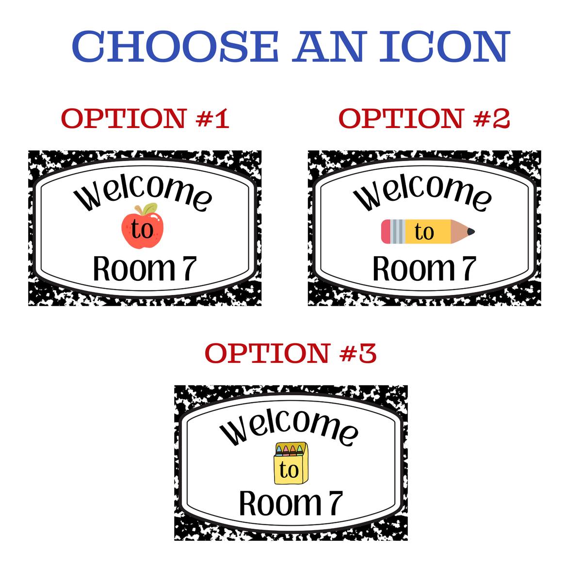 Welcome to Room... Classroom Banner
