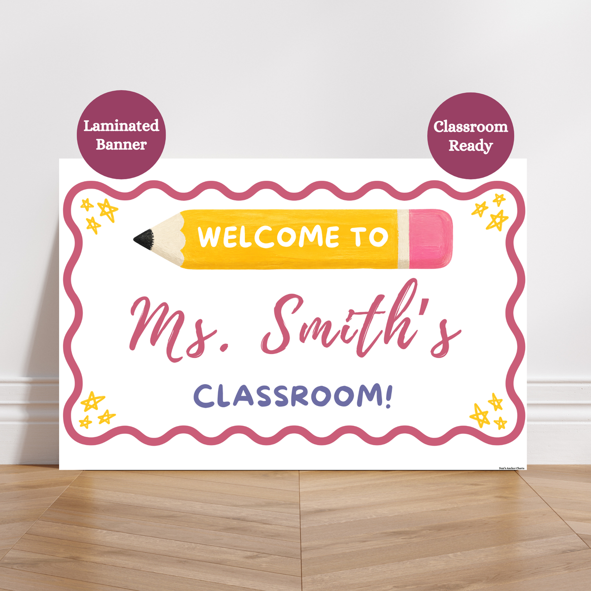 Watercolor Classroom Welcome Banner | Personalized for Teachers
