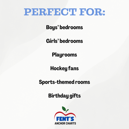 "Eat Sleep Hockey Repeat" Poster