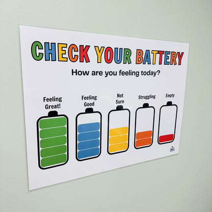 "Check Your Battery Feelings" Anchor Chart