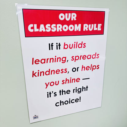 "Our Classroom Rule" Anchor Chart