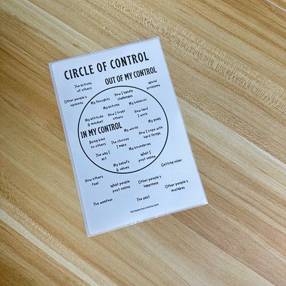 "Circle of Control" Anchor Chart Sticker