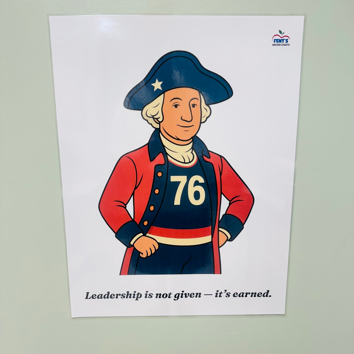 "George Washington Leadership" Anchor Chart