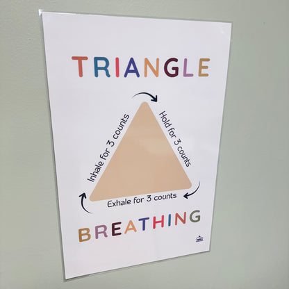 "Triangle Breathing" Poster
