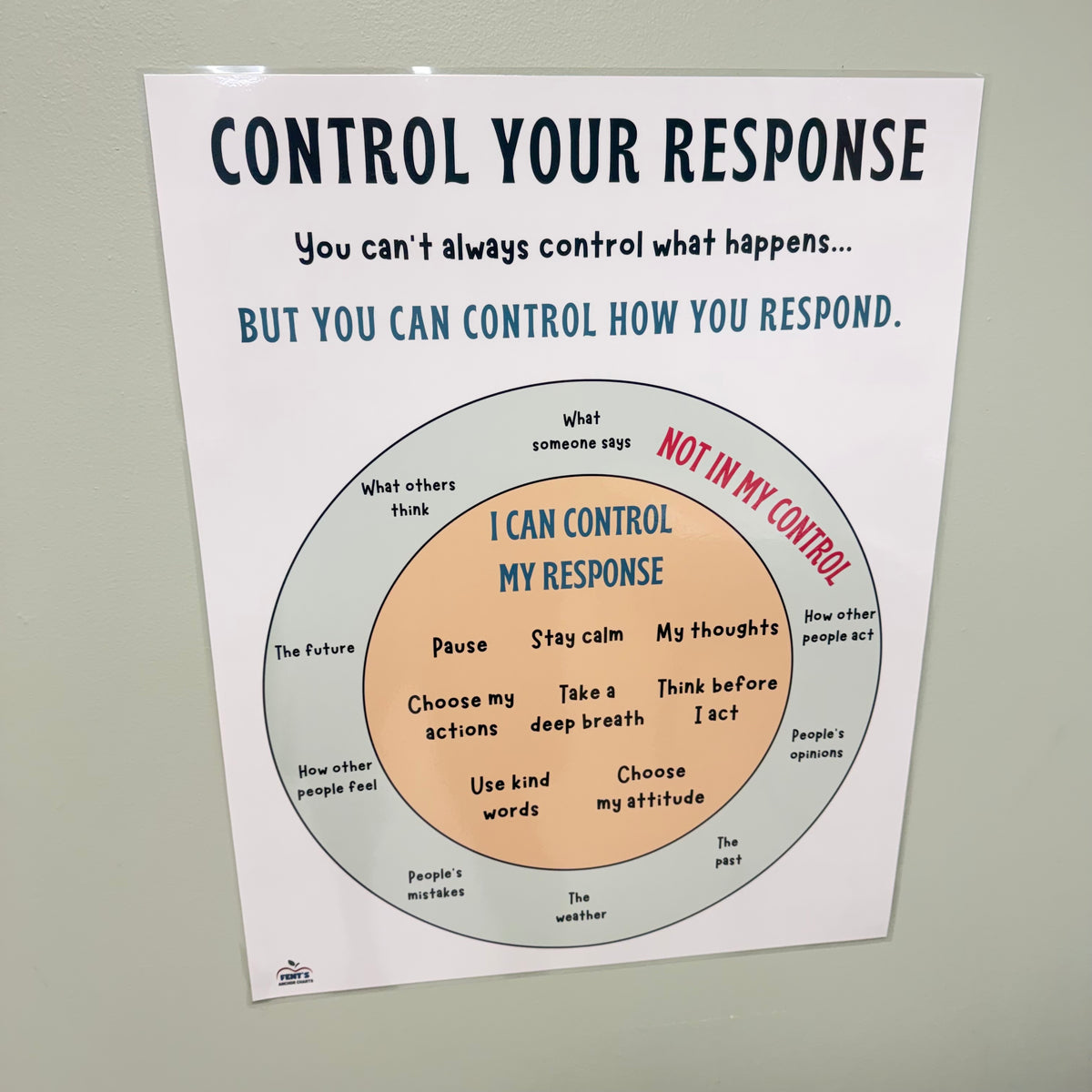 "Control Your Response" Anchor Chart