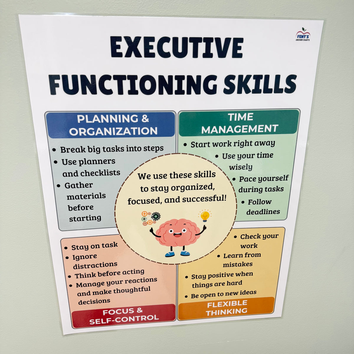 "Executive Functioning Skills" Anchor Chart