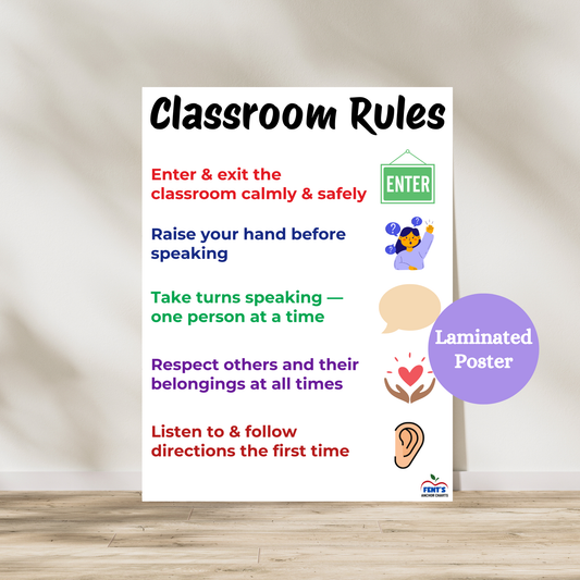 "Classroom Rules" Anchor Chart
