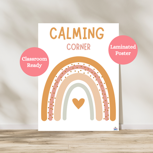 Build your classroom's Calming Corner with this laminated poster! This anchor chart is the perfect addition to your classroom's calming corner this school year. 

Great for: Teachers looking to support student well-being, school counselors and therapists, Homeschooling parents focused on emotional development and classrooms implementing SEL strategies.