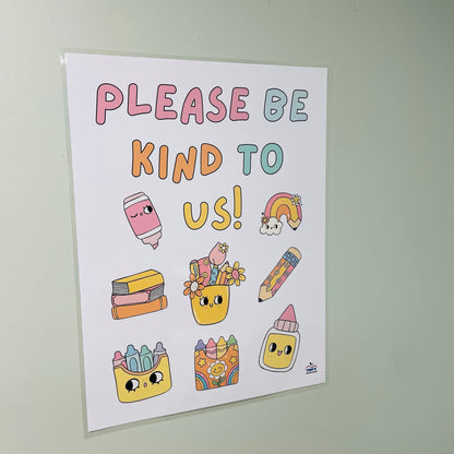 "Respect Classroom Supplies" Anchor Chart